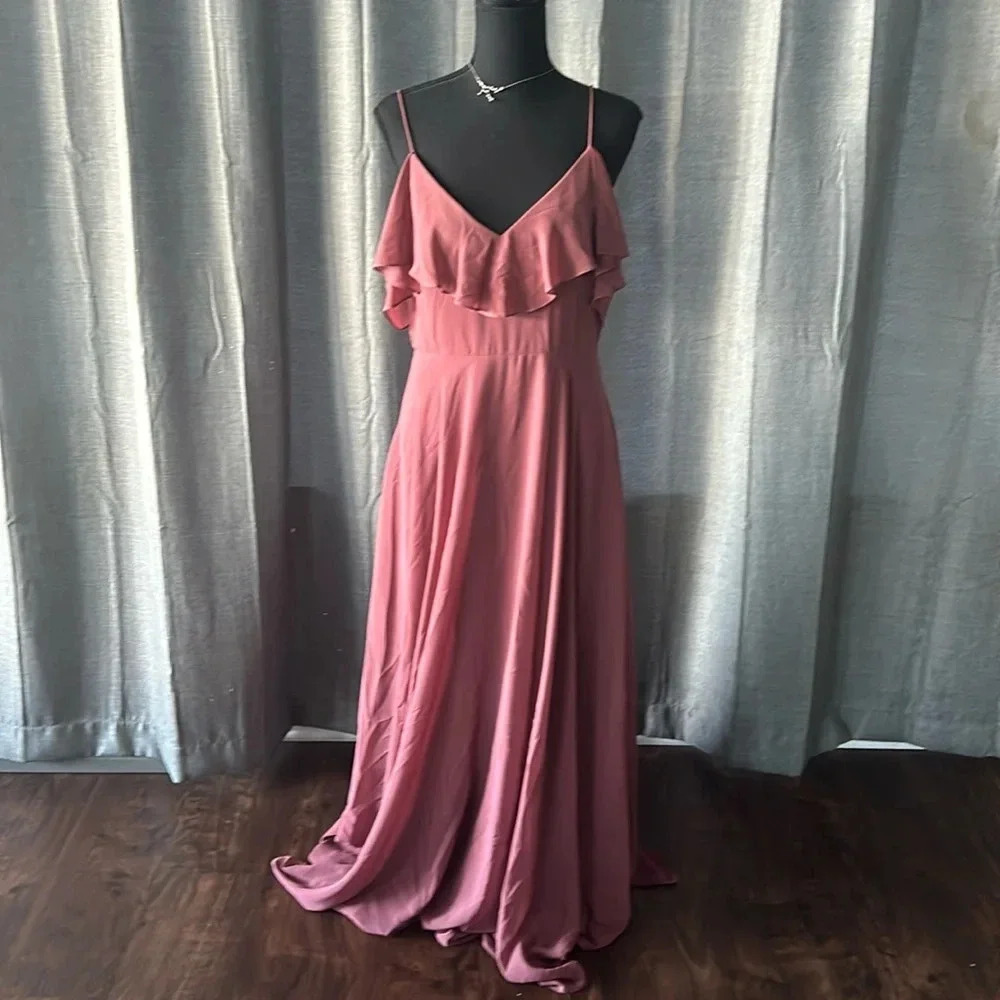 Pink Maeve Jenny Yoo Collection Floor Length Dress